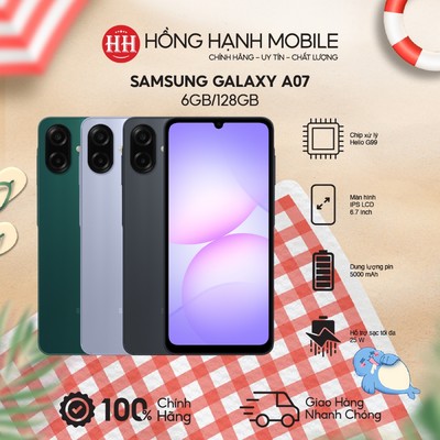 Điện Thoại Samsung Galaxy A07 6GB/128GB - Hàng Chính Hãng