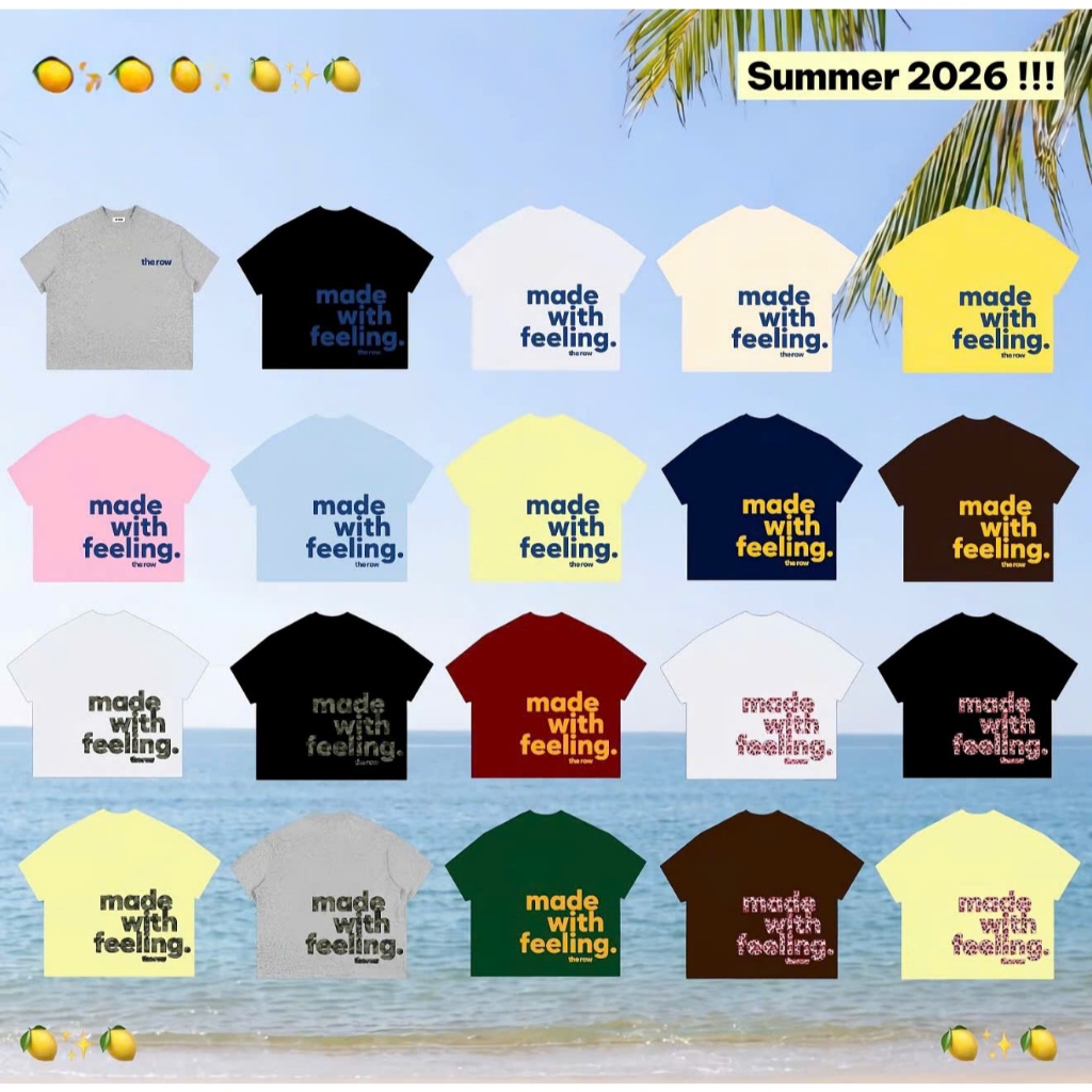 Áo Thun Big Boxy Cotton Cổ Tròn Form Rộng Unisex Nam Nữ,Áo Phông Ngắn Tay In Chữ Felling Made Nhiều Màu Mặc Hàng Ngày | BigBuy360 - bigbuy360.vn