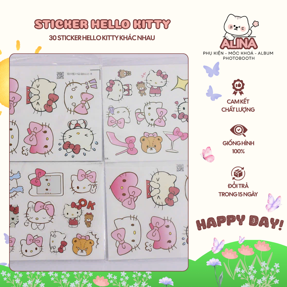 Sticker meme, Sticker hello kitty, Sticker thỏ miffy