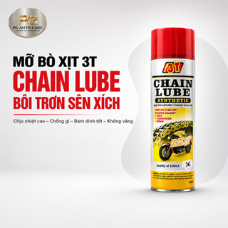 Mỡ Bò Xịt 3T Chain Lube – Bôi Trơn Sên Xích, Chịu Nhiệt Cao, Chống Gỉ, Bám Dính Tốt, Không Văng