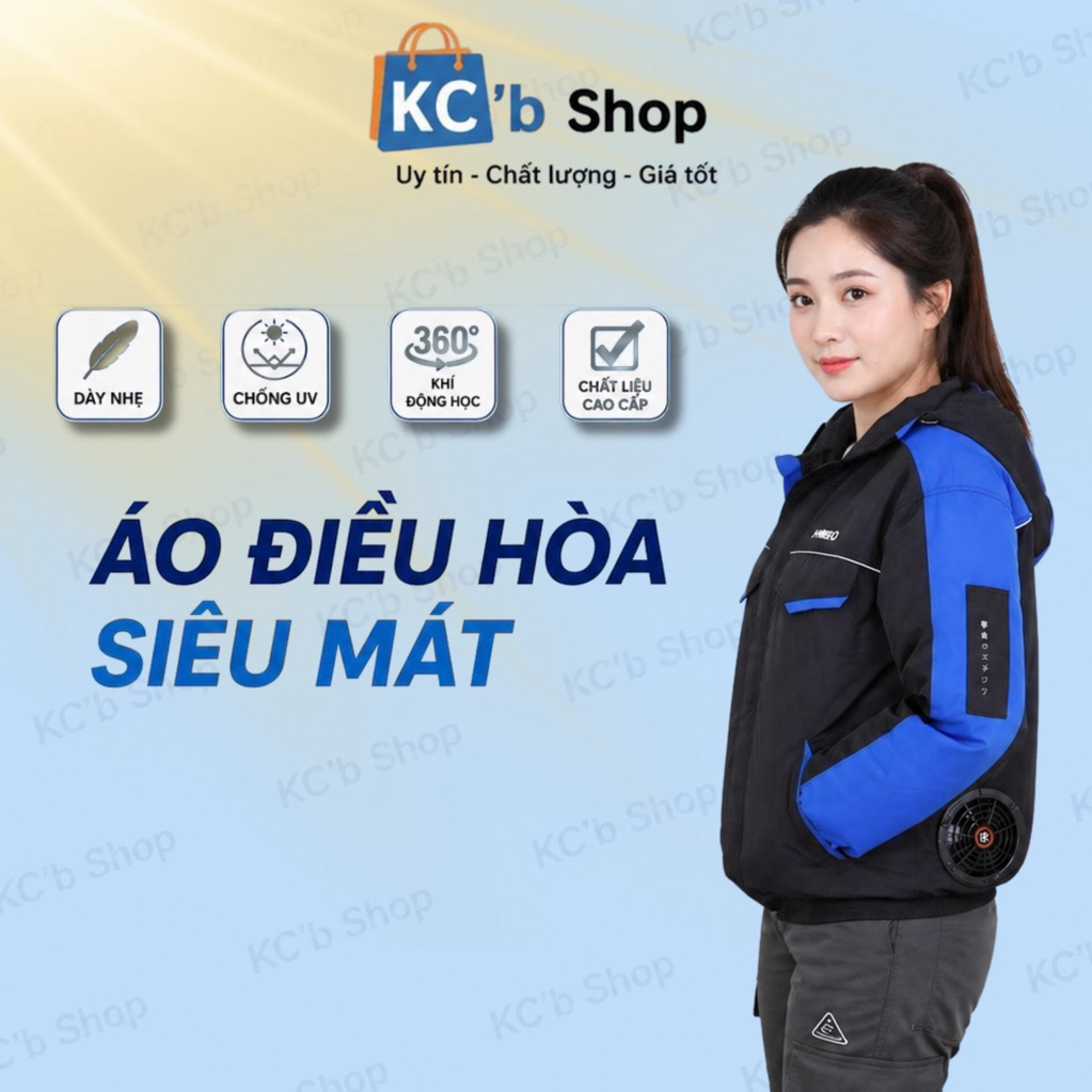 Áo Điều Hòa Cao Cấp - Vải Gotek Giữ Gió Loại 1, Chống Nhăn, Chống Xù, Chống Tia UV, Thiết Kế Thể Tha