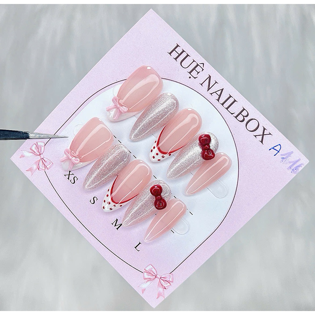Nailbox móng giả mắt mèo .A116