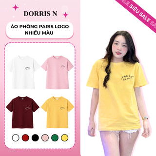 Áo phông thiết kế PARIS LOGO form rộng trẻ trung năng động