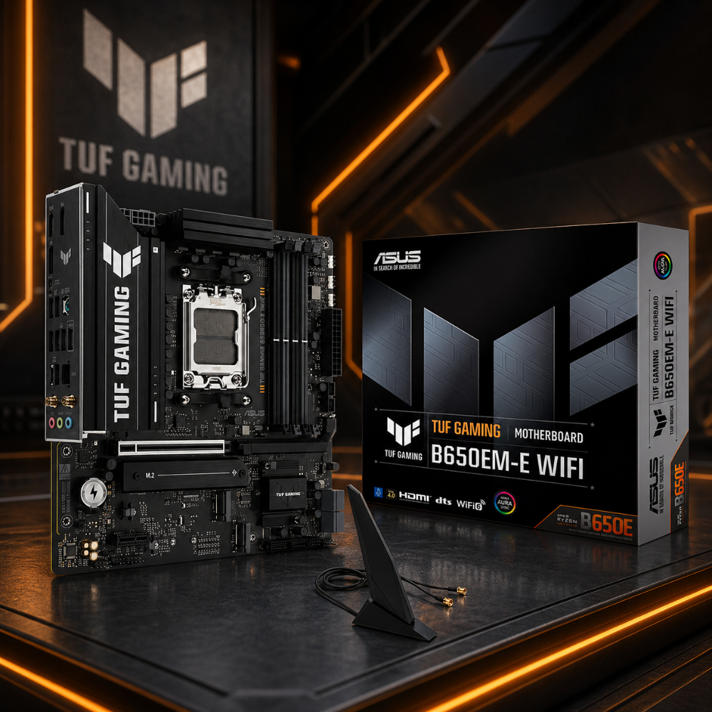ASUS B650EM-E TUF Gaming WIFI D5 / Mainboard B650 | Chính hãng