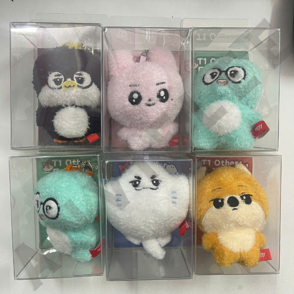 Sưu tập T1 Animal 2025 Friends & Other 2026 key holder plushie Faker Oner Gumayusi Keria Doran Peyz