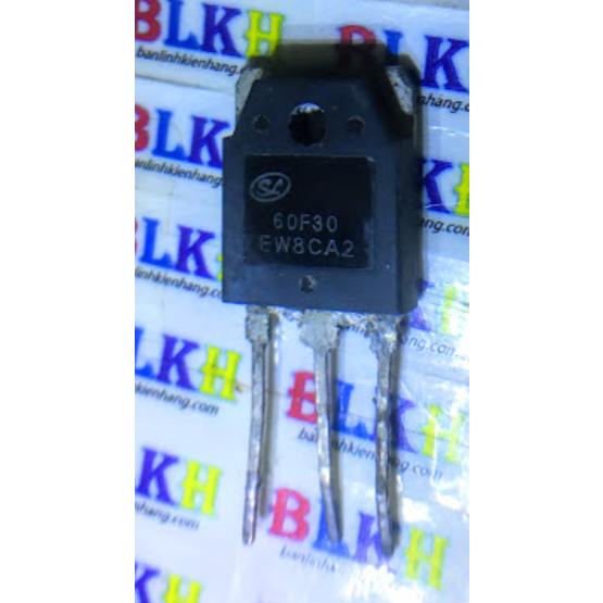 2 Diode cắm 60F30SW3 60F30A 300V 30A TO-247 tháo máy.