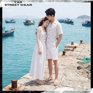Đồ đôi nam nữ COUPLE STORE - HÌNH THẬT- đồ đôi nam nữ set couple, đồ biển đôi, áo đôi nam nữ