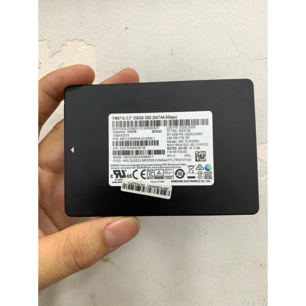SSD Samsung PM871b 256GB