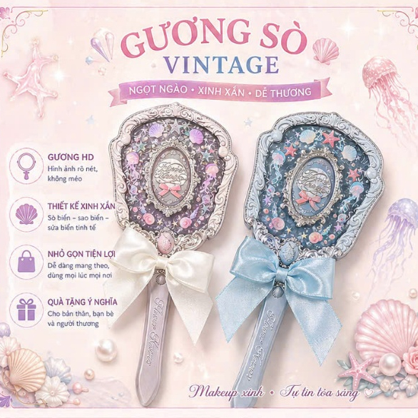 Sẵn_Flower Knows Gương Sò