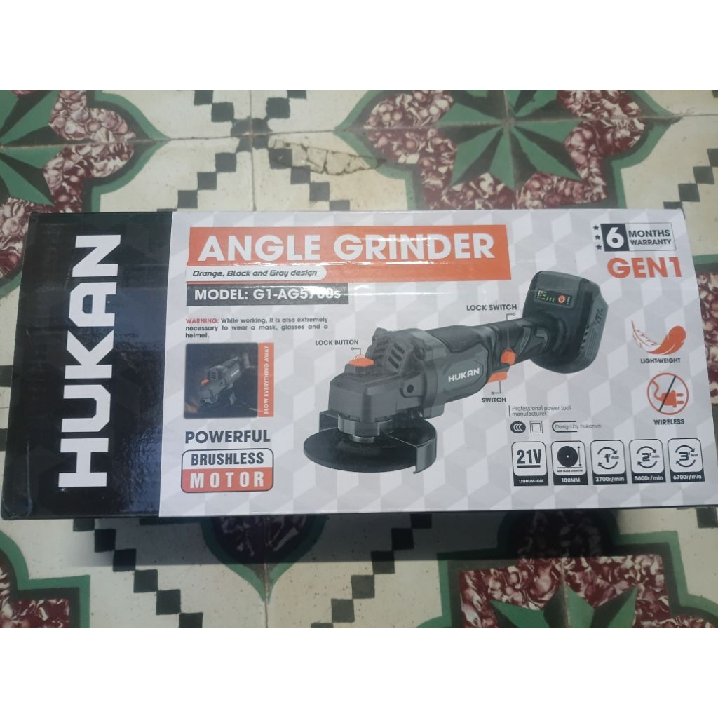 Thân máy mài pin HUKAN G1-AG5700S*