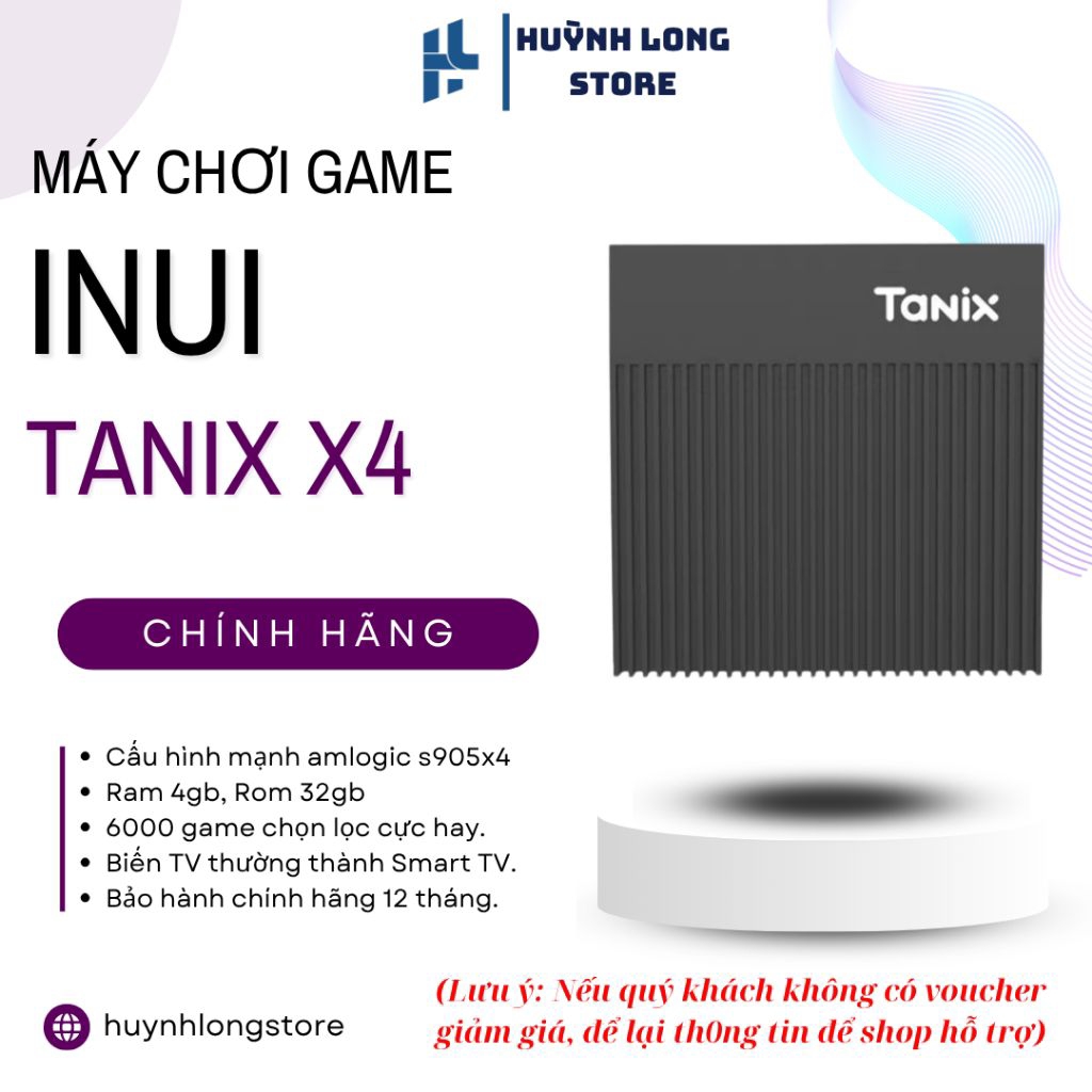 Máy Chơi Game 2 Trong 1 Tanix X4 - Custom Hệ Điều Hành By inui - 6000 Game Hay Chọn Lọc