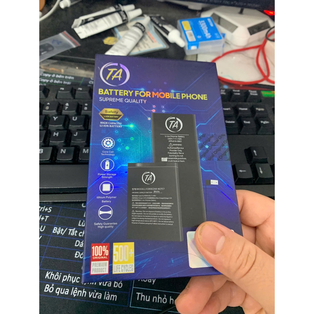 Pin BLP877, Bộ xương vỏ Realme C35 hàng zin Kèm khay sim, kính cam