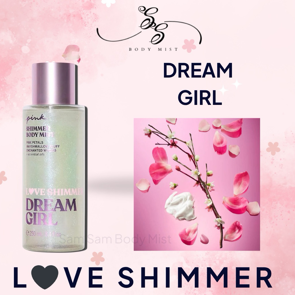 MINI TESTER- DREAM GIRL| HEART BREAKER| SECRET CRUSH- Love shimmer collection