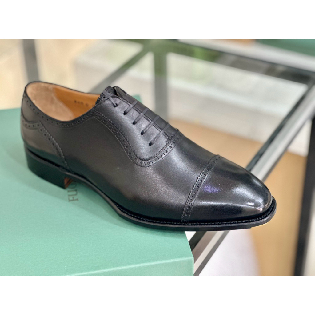 FUGASHIN - Made for Japan - Oxford kiểu Adelaide - Phom D - Mũi Almond - Da bê Đức
