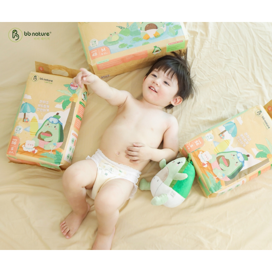 [ COMBO 2 BỊCH ]  Tã Bỉm BB NATURE Care Plus/ BB NATURE Classic cho bé - HONEY BABYCARE