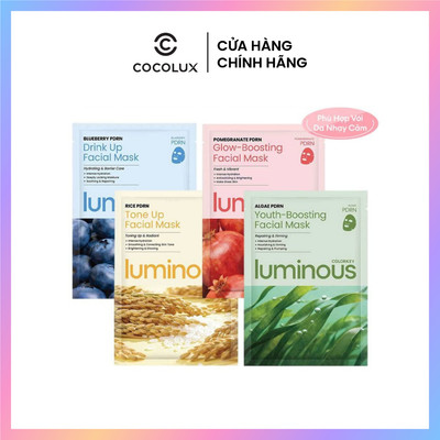 [ 1 miếng ] Mặt Nạ Dưỡng Da Colorkey Luminious PDRN Thuần Chay 25ml - Hỗ trợ dưỡng ẩm, căng bóng da