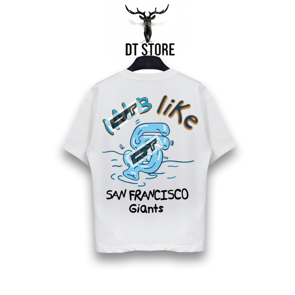 ÁO THUN MLB SAN FRANCISCO GIANTS MLB LIKE GRAPHIC – FORM RỘNG UNISEX COTTON CAO CẤP - DT STORE - MLB