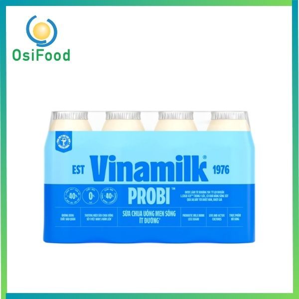 Sữa chua uống VNM Probi ít đường 4x130ml
