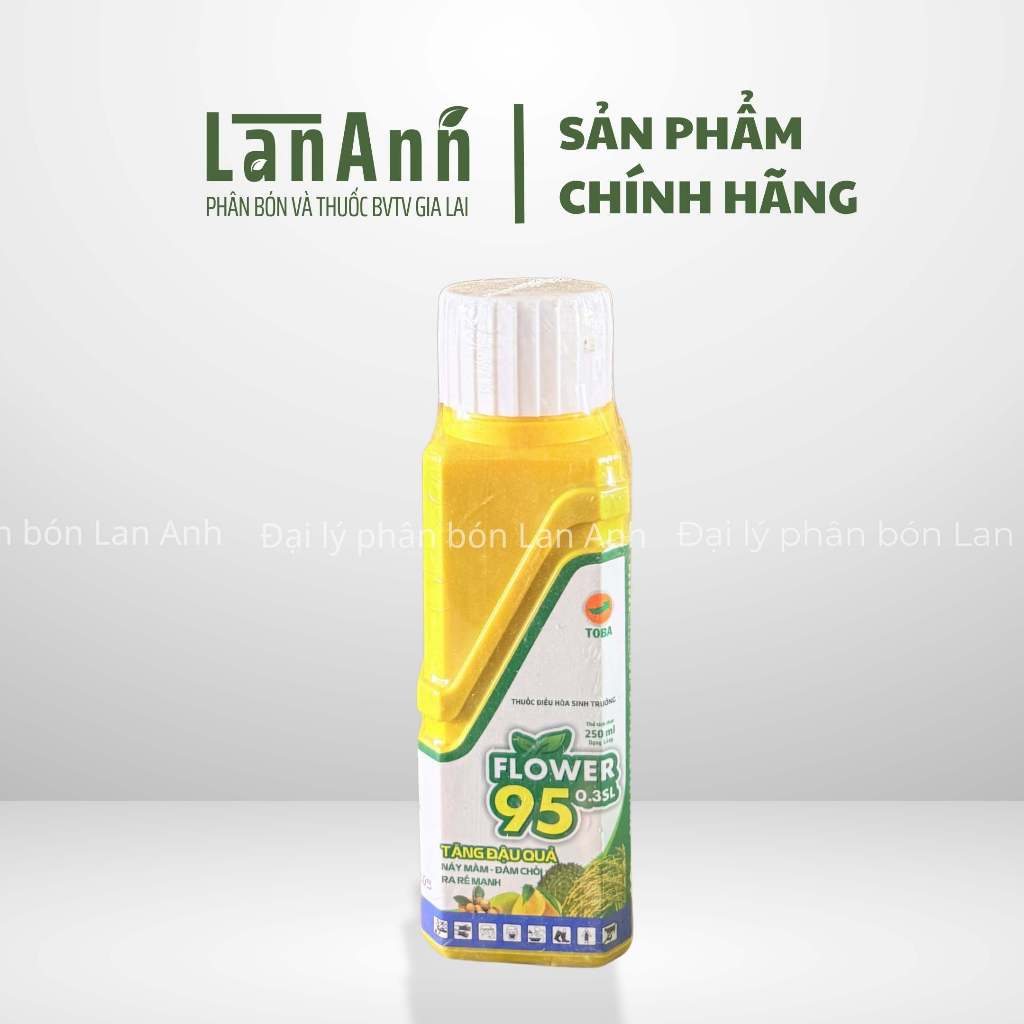 Flower 95 (F95) TOBA - Chất điều hòa sinh trưởng, kích bông, đậu trái, xanh cây - Chai 250ml
