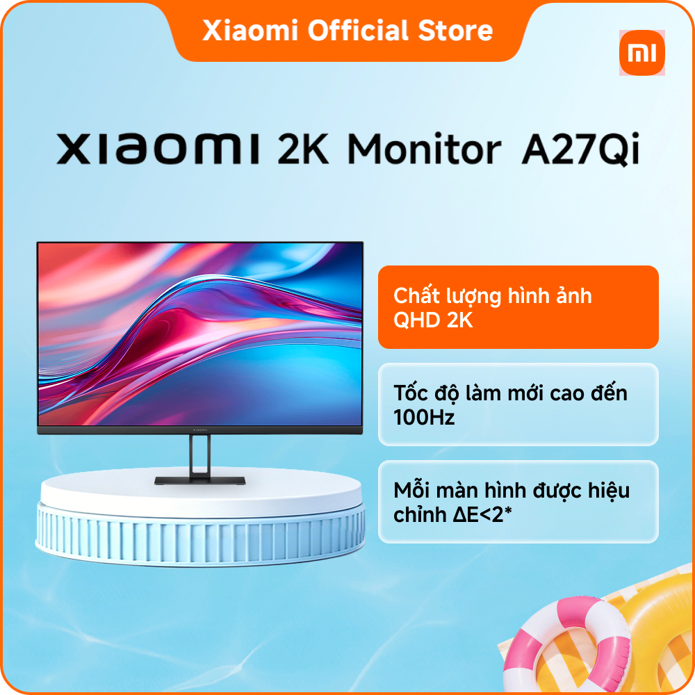 Màn Hình Máy Tính Xiaomi K Monitor A27Qi /100Hz / Dải màu rộng 95% DCI-P3 100% sRGB / Màu sắc phù hợ