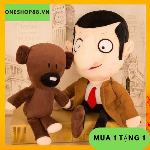 Gấu Bông Teddy Mr Bean, Thú Nhồi Bông Gấu Mr Bean Siêu To, Quà Tặng Cao Cấp Cho Bé