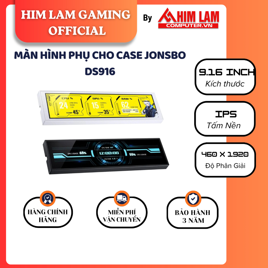 Phụ Kiện Màn Hình Phụ Cho Case Jonsbo DS916 Bảo Hành 12 Tháng Chính Hãng