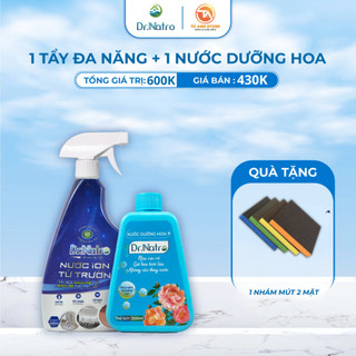 Combo tẩy đa năng và nước dưỡng hoa DrNatro không màu không mùi chăm sóc nhà cửa - Tuanhstore90