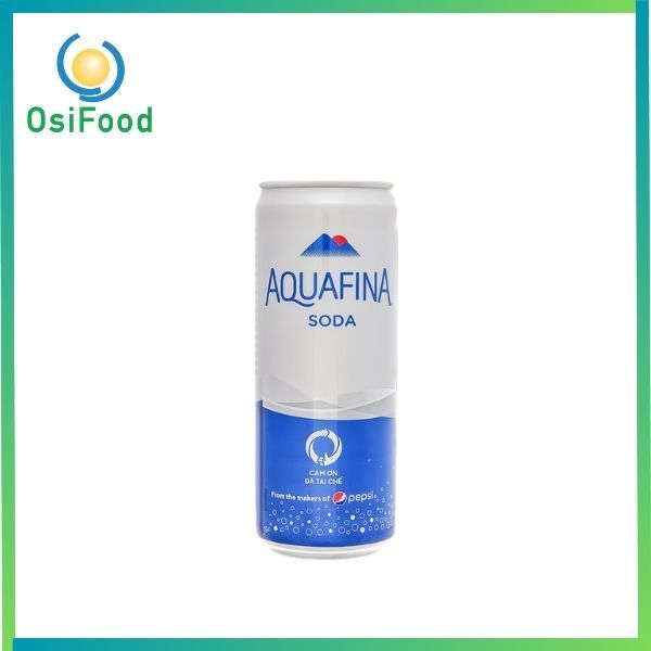 SET 6 LON Soda Aquafina lon 320ml