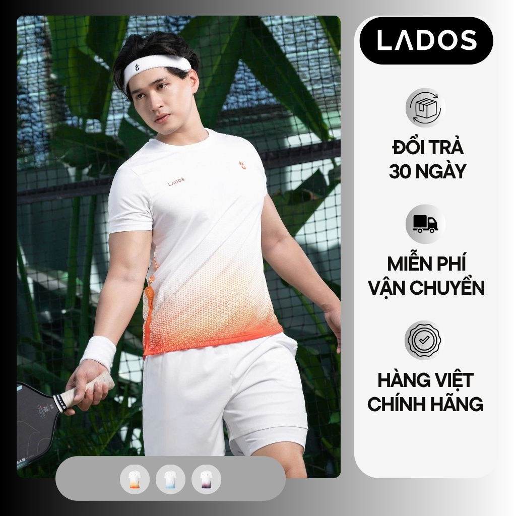 Áo Thun Thể Thao AIR-DOT LADOS-9258 Chất Thun Dệt Mè Lỗ Cao Cấp, Co Giãn 4 Chiều, Thoáng Khí, Thấm H