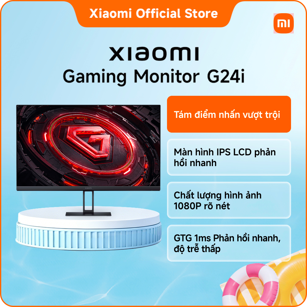 Màn hình máy tính Xiaomi Gaming Monitor G24i | Tám điểm nhấn vượt trội | Màn hình IPS LCD phản hồi n