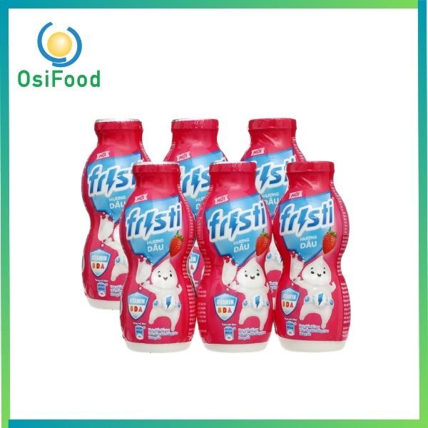 Sữa dinh dưỡng Fristi dâu 6x80ml