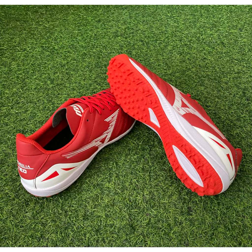 Giày Đá Bóng Ráp Đế Mizuno Neo 4 ( Đế Có Đệm EVA Giảm Chấn ) - Đỏ