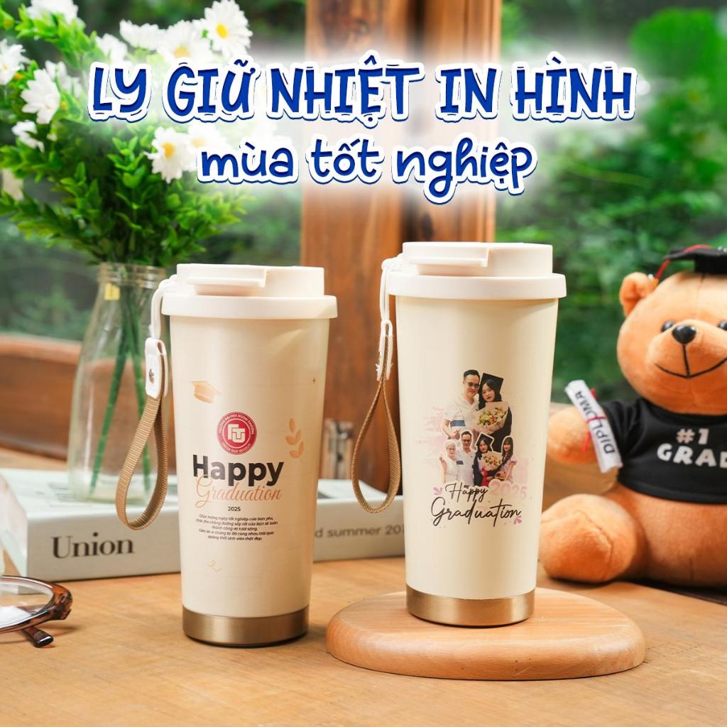 Ly giữ nhiệt in hình  - Quà tặng cá nhân hóa, in Theo Yêu Cầu - Ly Giữ Nhiệt Cao Cấp 520ML, Quà Tặng
