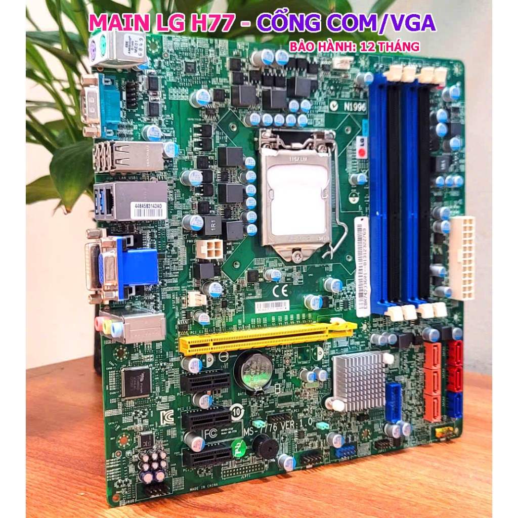Main LG H77 B75 Socket 1155 |Cổng COM | 4 Khe DDR3| Hỗ trợ i3 i5 i7 Gen 2/3 |  | Main Zin Mới Đẹp | 