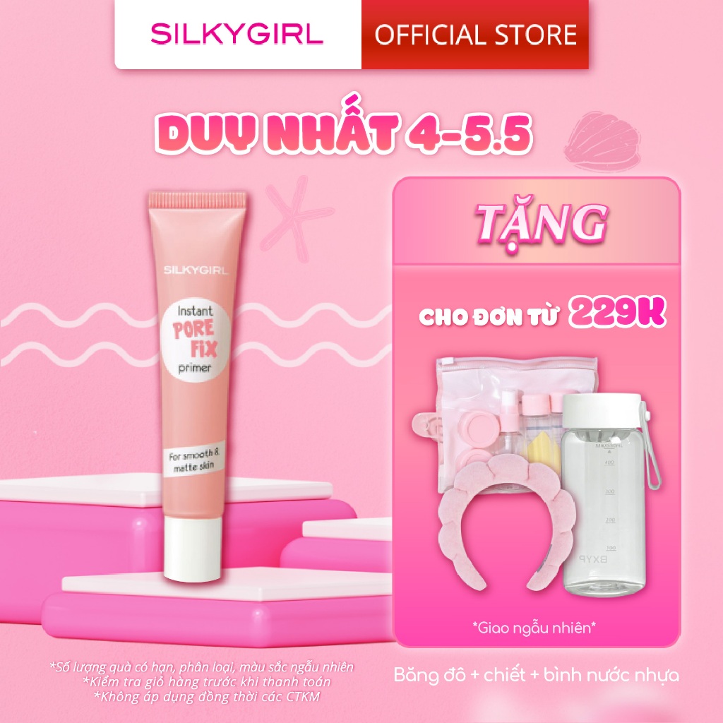 Kem Lót Che Lỗ Chân Lông Silkygirl Instant Pore Fix Primer 15ml