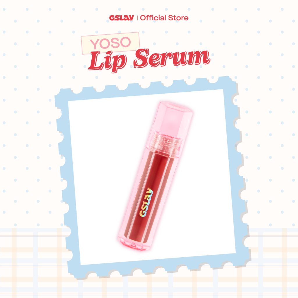 [QUÀ TẶNG] Son Dưỡng Bóng Có Màu Thuần Chay GSLAY YOSO Lip Serum dưỡng ẩm, tái tạo môi 1ml