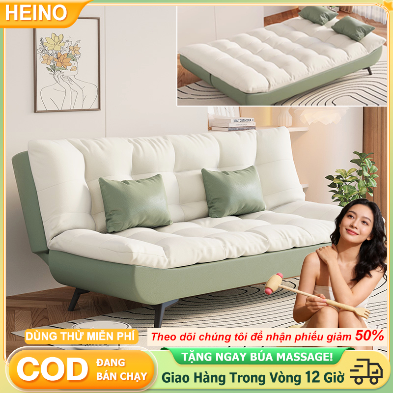 HEINO Ghế Sofa Gấp Gọn Thông Minh 2 Trong 1 Vừa Là Ghế Vừa Là Giường Tiết Kiệm Diện Tích