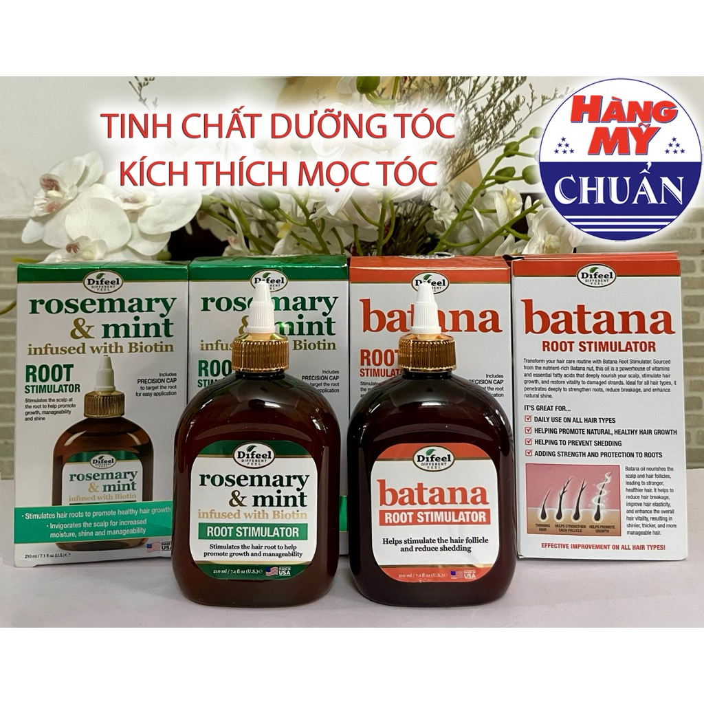 [Made in USA - 210ml] Tinh chất serum dưỡng tóc Difeel