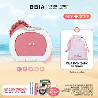 Phấn má hồng mịn lì, đa năng bbia last blush 4g
