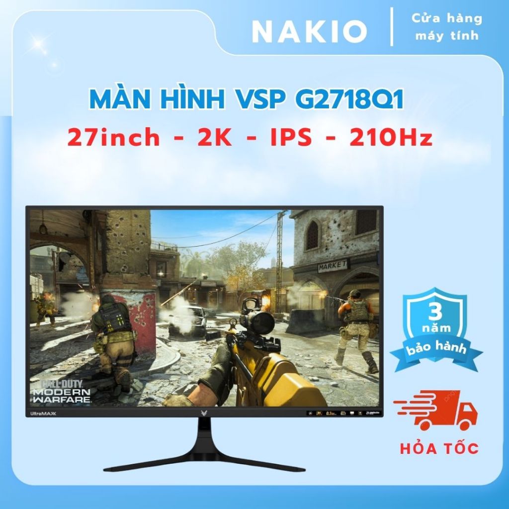 Màn Hình VSP G2718Q1 (27inch - 2K - IPS - 210Hz - 0.3ms) - Bảo hành chính hãng 36 tháng
