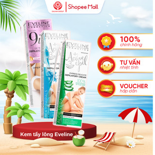 Kem tẩy lông hữu cơ các vùng bio depil eveline hương xoài dành cho da khô 125ml