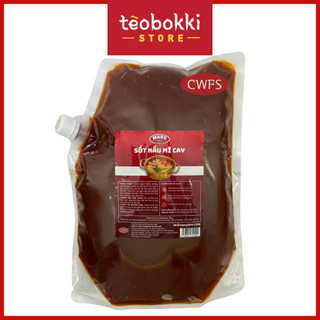 Sốt nấu mì cay cấp độ, mì ramen cay Hàn Quốc Maru túi lớn tiết kiệm 2.2kg dành cho nhà hàng, quán ăn