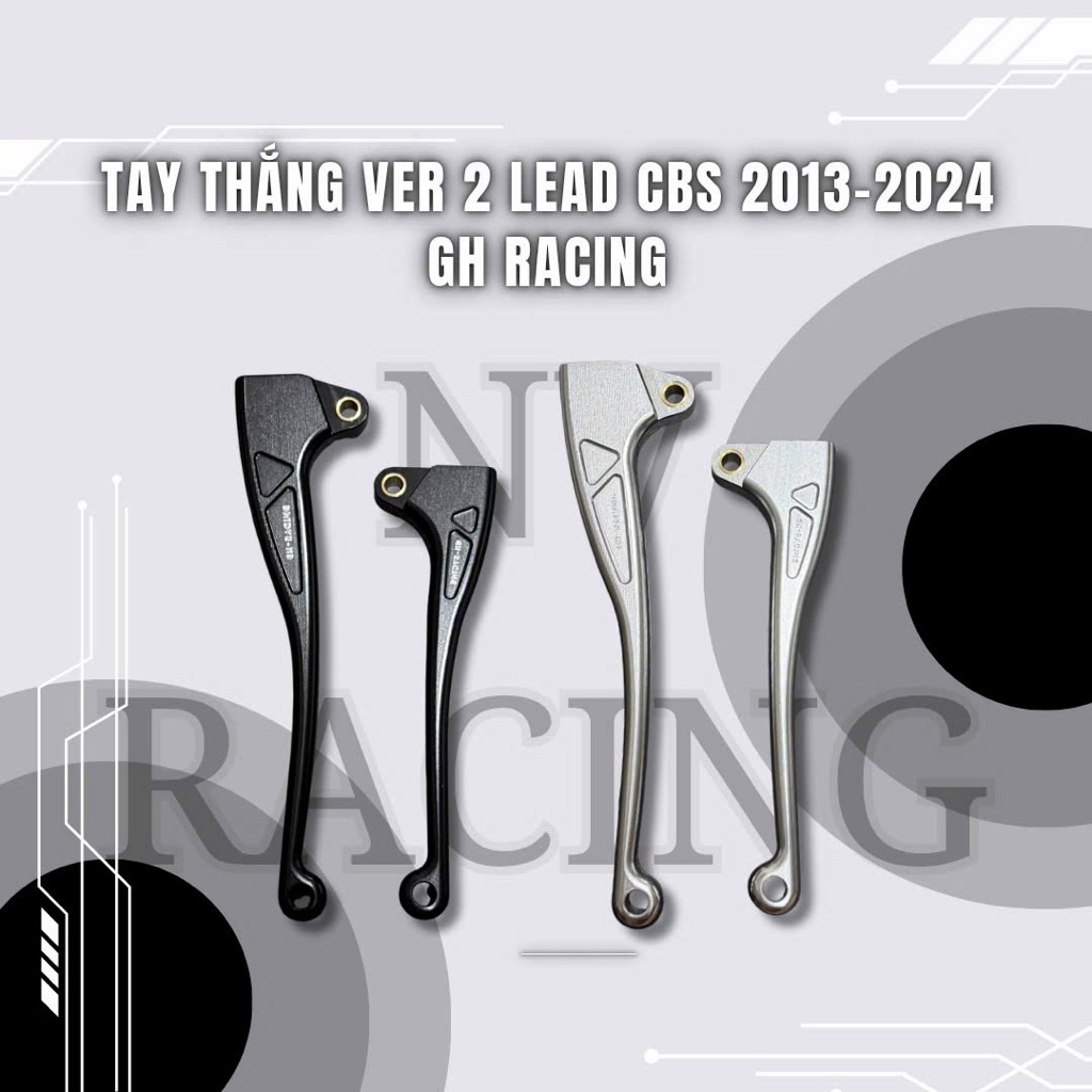 Tay thắng Gh racing Ver 2 Lead cbs 2013-2024 CNC