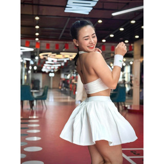 Chân Váy SEY Rib Dress, Đồ Tập Gym Nữ, Chân Váy Thể Thao, Chất Liệu Cao Cấp, Co Giãn, Thoải Mái