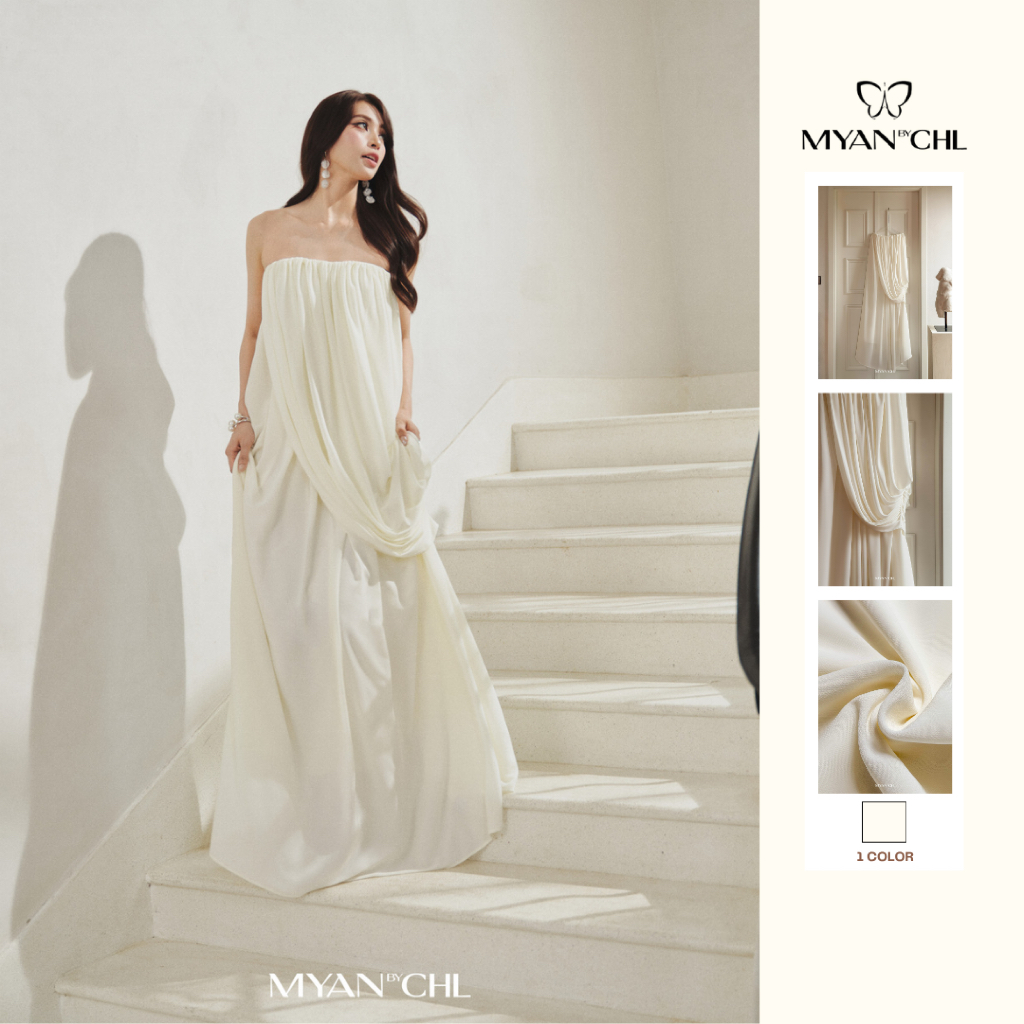 Váy Cúp Ngực Xếp Ly Đổ Sườn MYAN DESIGN Thời Trang Cao Cấp 26RSVKI95