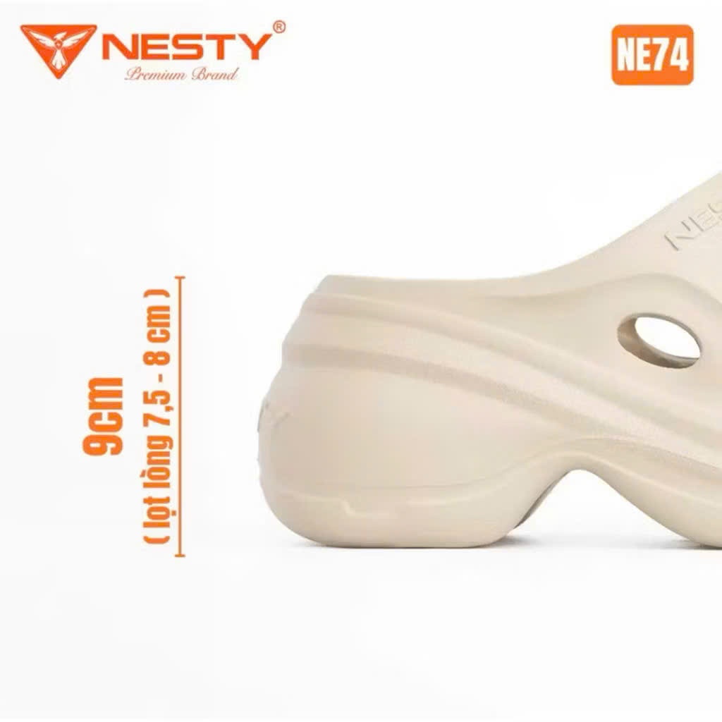 [NE74] DÉP QUAI NGANG NESTY ĐẾ ĐỘN 9CM, CHẤT LIỆU EVA NHẸ, ÊM, KHÔNG THẤM NƯỚC NE74 | BigBuy360 - bigbuy360.vn