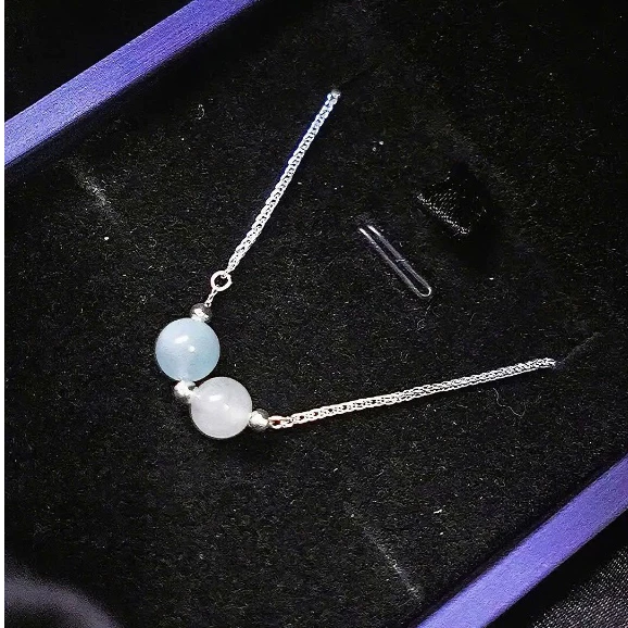 Dây chuyền bạc Ý Đôi Đá Năng Lượng Duo Gems Soul DC75 7
