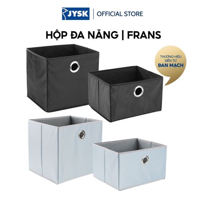 Giỏ đa năng | JYSK FRANS | vải polyester/giấy nén | nhiều màu | nhiều kích thước