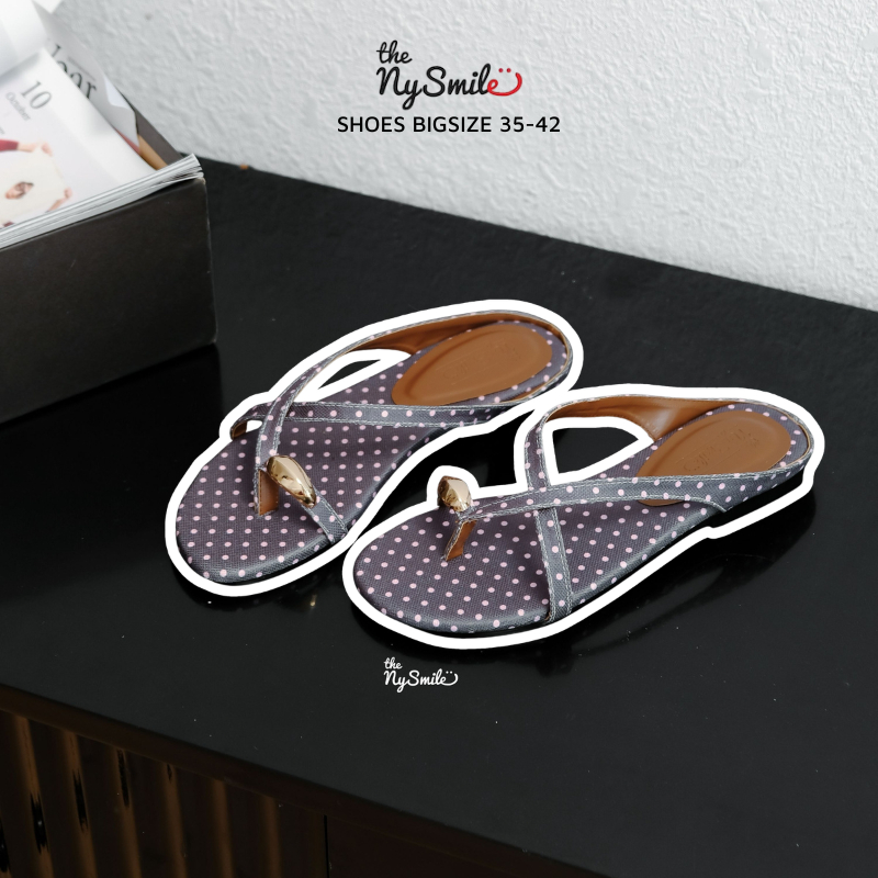 DÉP BỆT BIGSIZE 35-42 dép bệt xỏ ngón đi chơi giày đi du lịch - The Nysmile - GREY