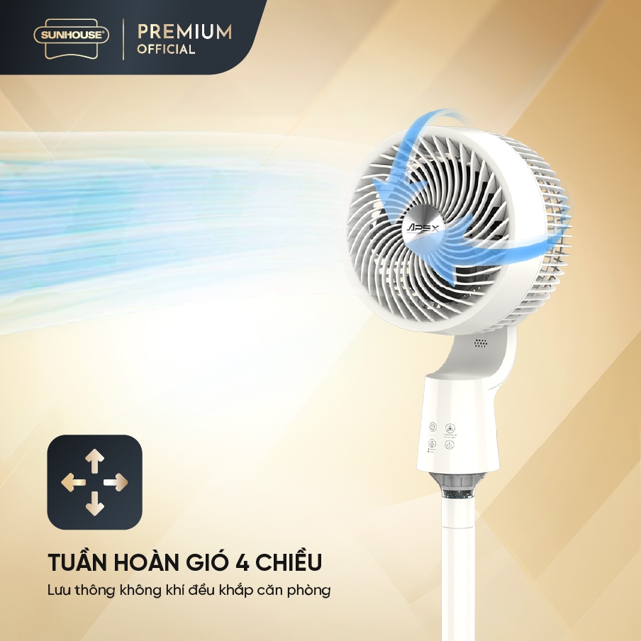 Quạt đứng tuần hoàn không khí Sunhouse Apex APF7320W | BigBuy360 - bigbuy360.vn